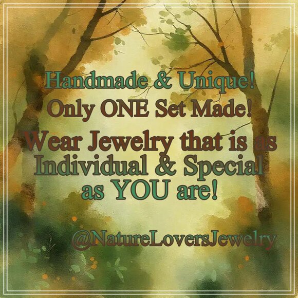 Pretty Colorful Handmade Fall Dangle Earrings - Mixed Semi-Precious Stone Beads - Picture 8 of 8